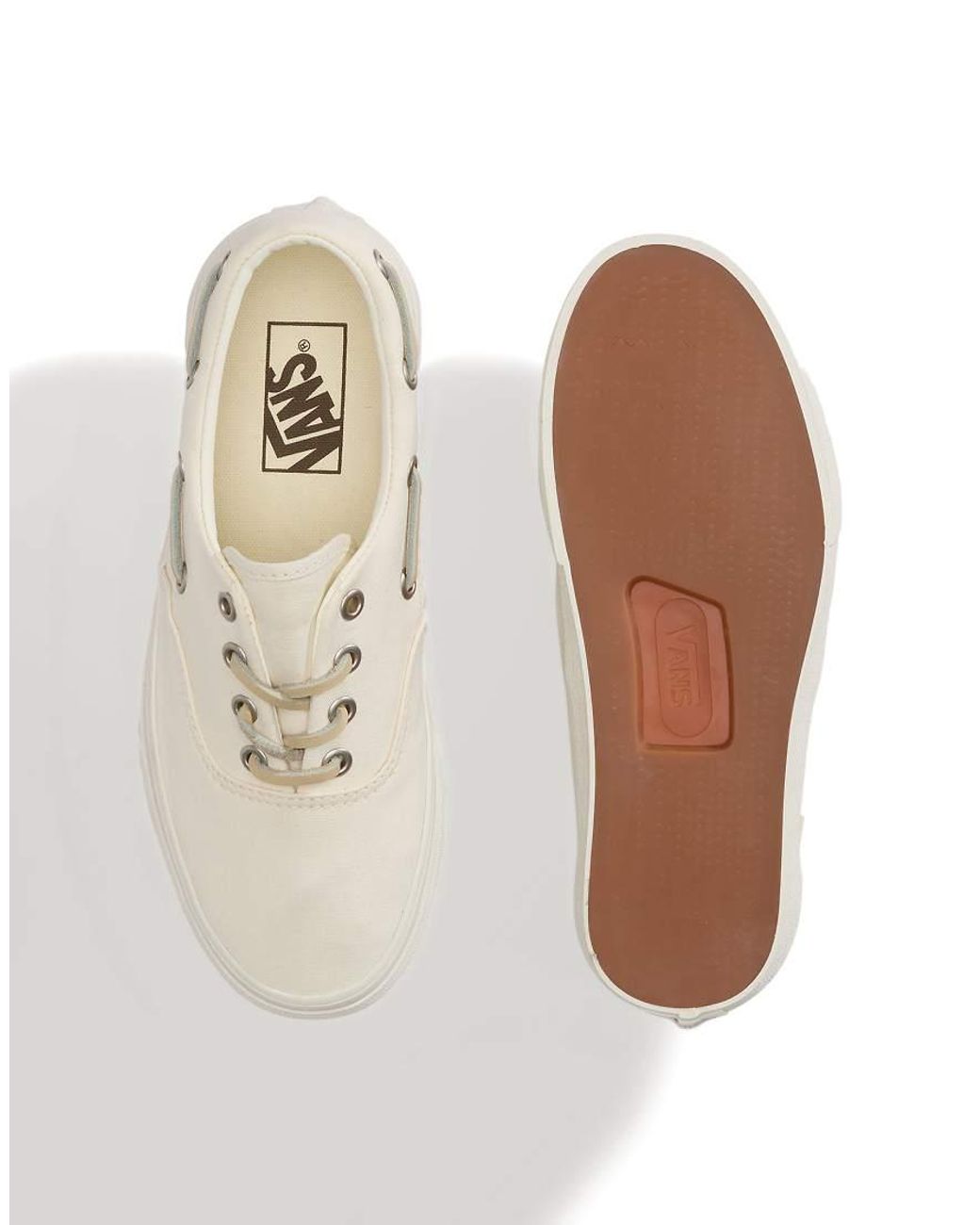 Vans White Authentic Boat Shoe