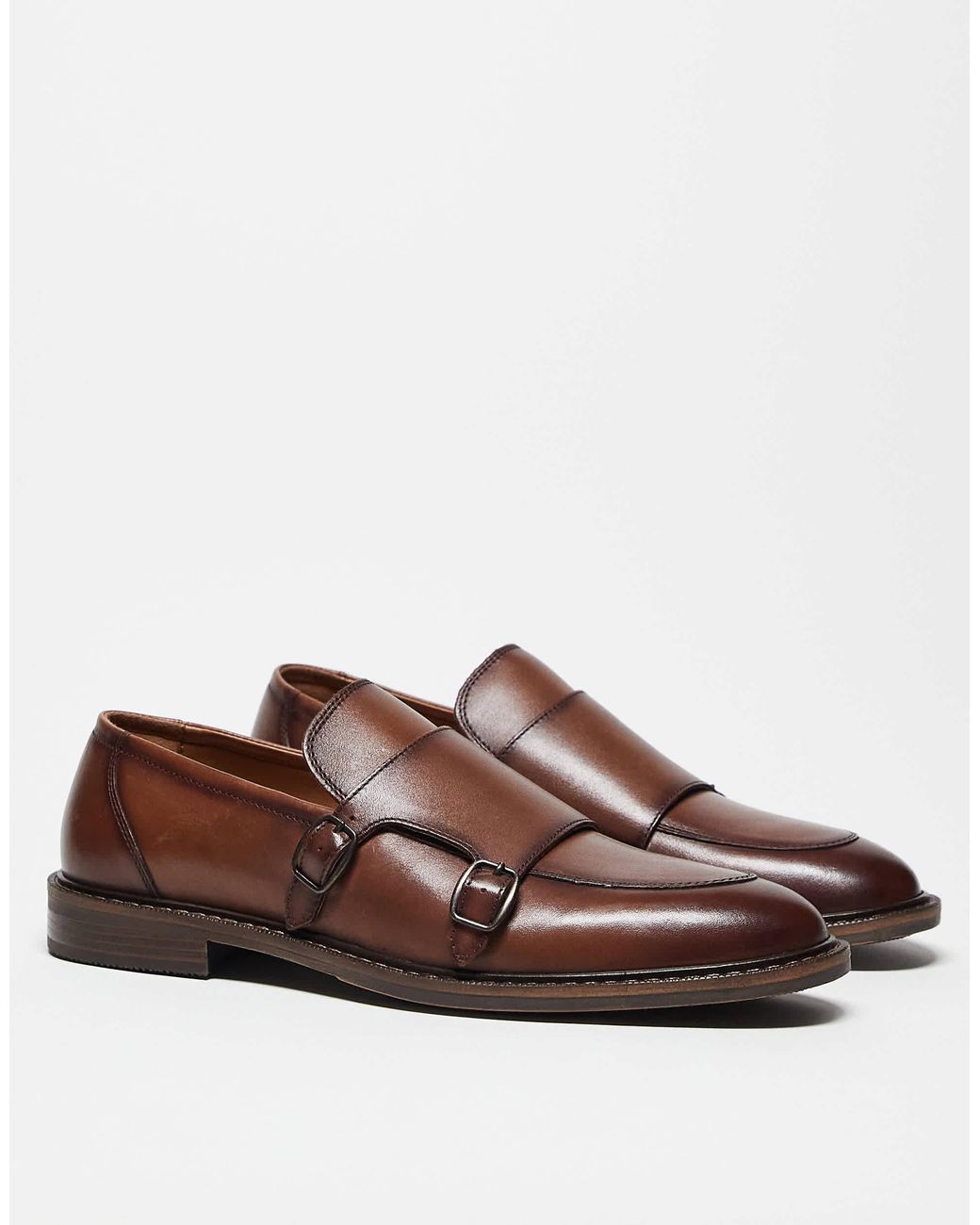 ASOS Brown Monk Shoes for men