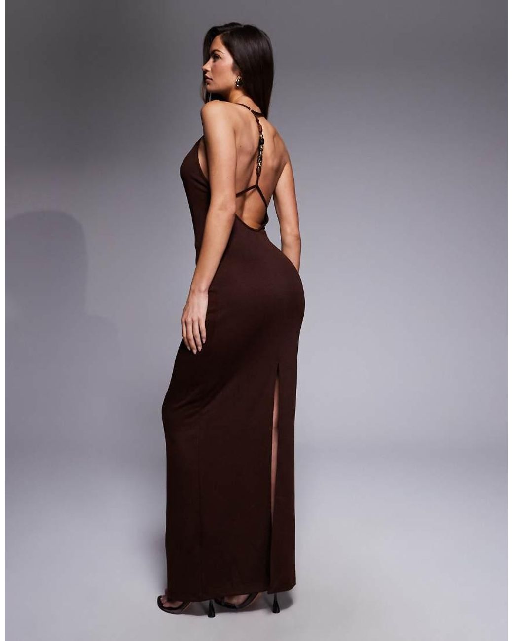 South Beach Purple Knitted Maxi Beach Dress
