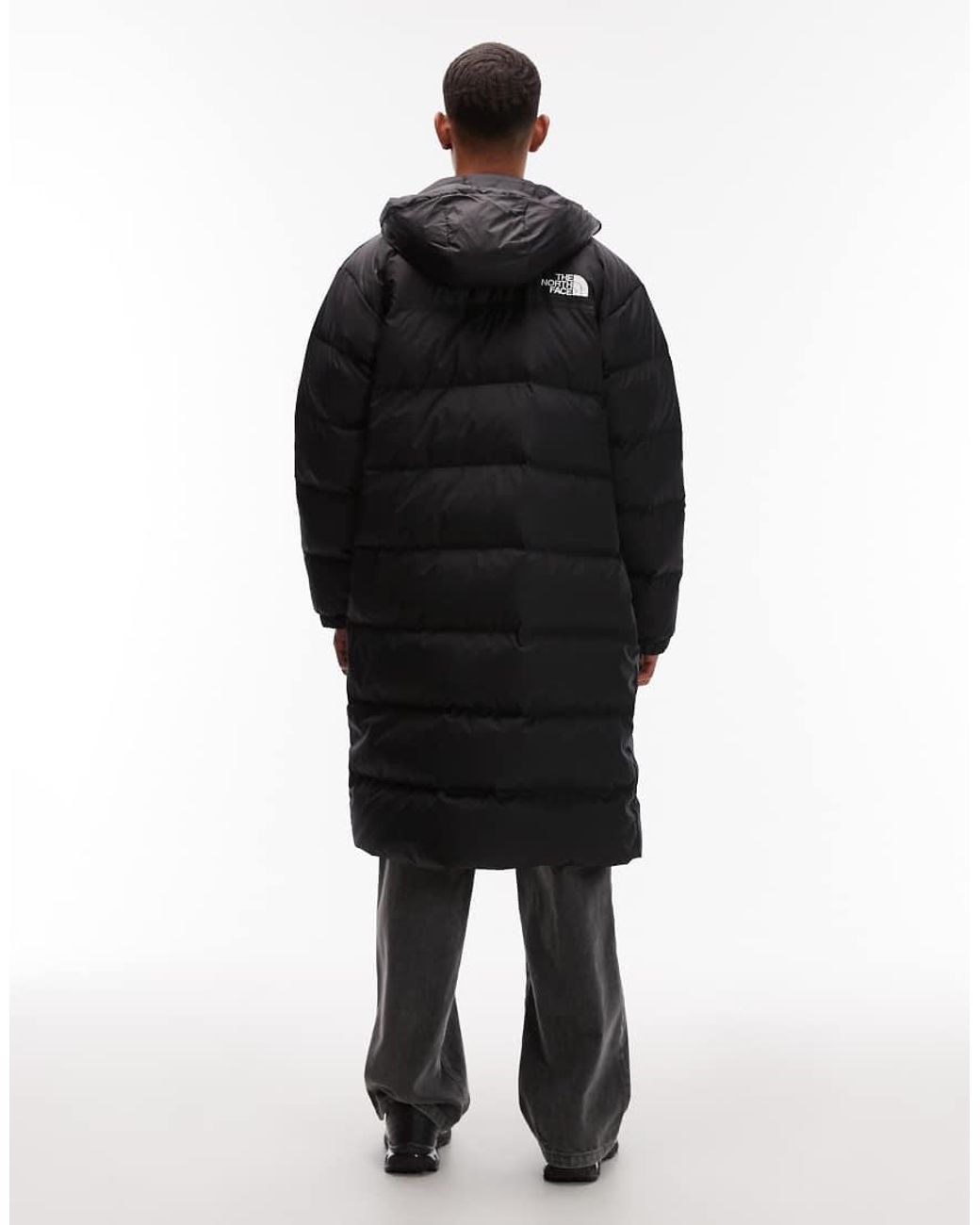 The North Face Black Nuptse Down Puffer Parka Jacket for men