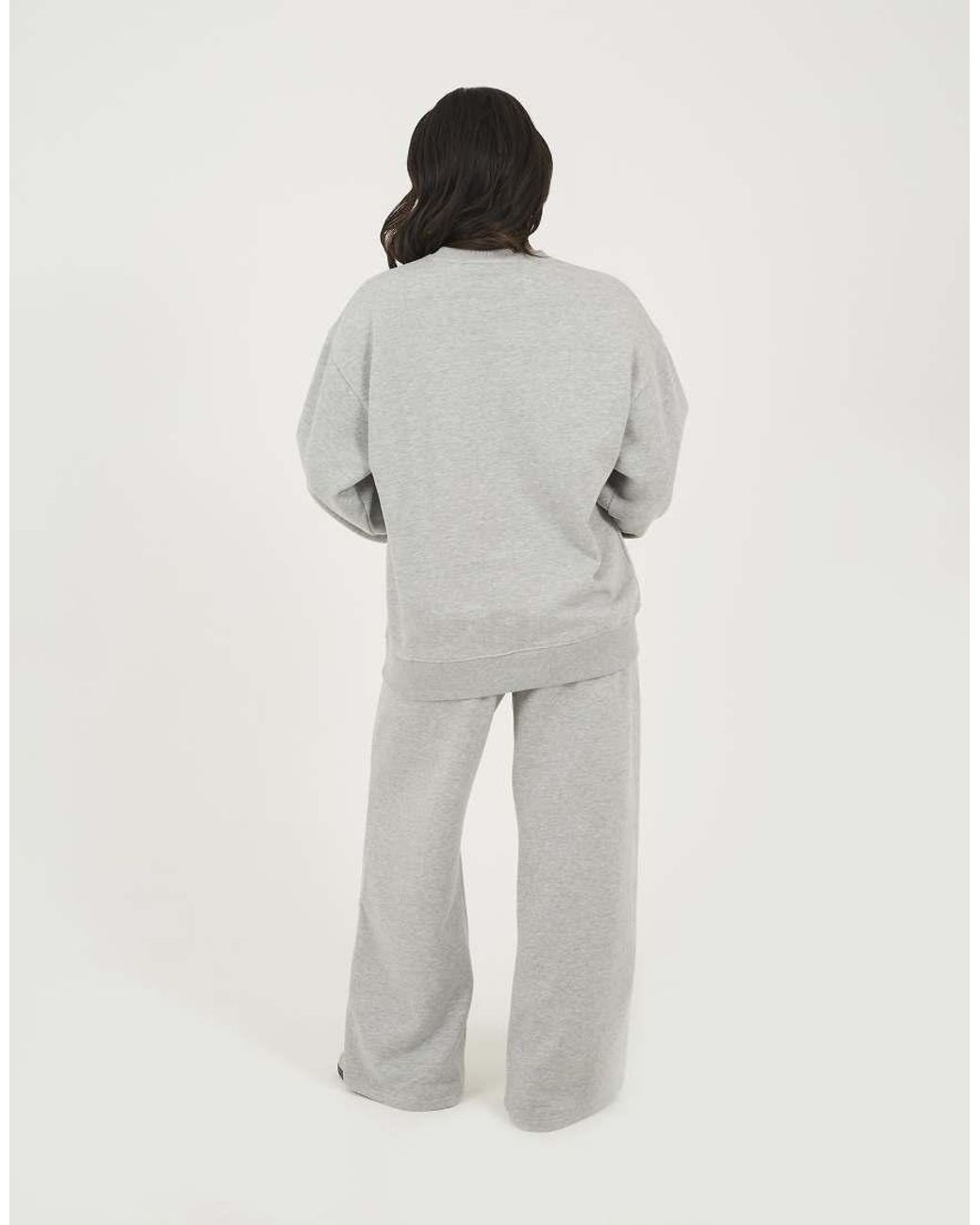 Brave Soul Gray Crew Neck Embroidered Sweatshirt