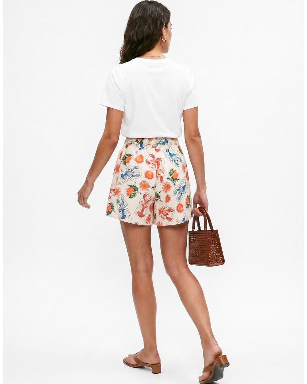 Lovedrobe Multicolor Printed High Waisted Shorts