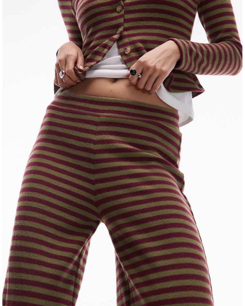 ASOS Brown Supersoft Wide Leg Trouser Co-ord