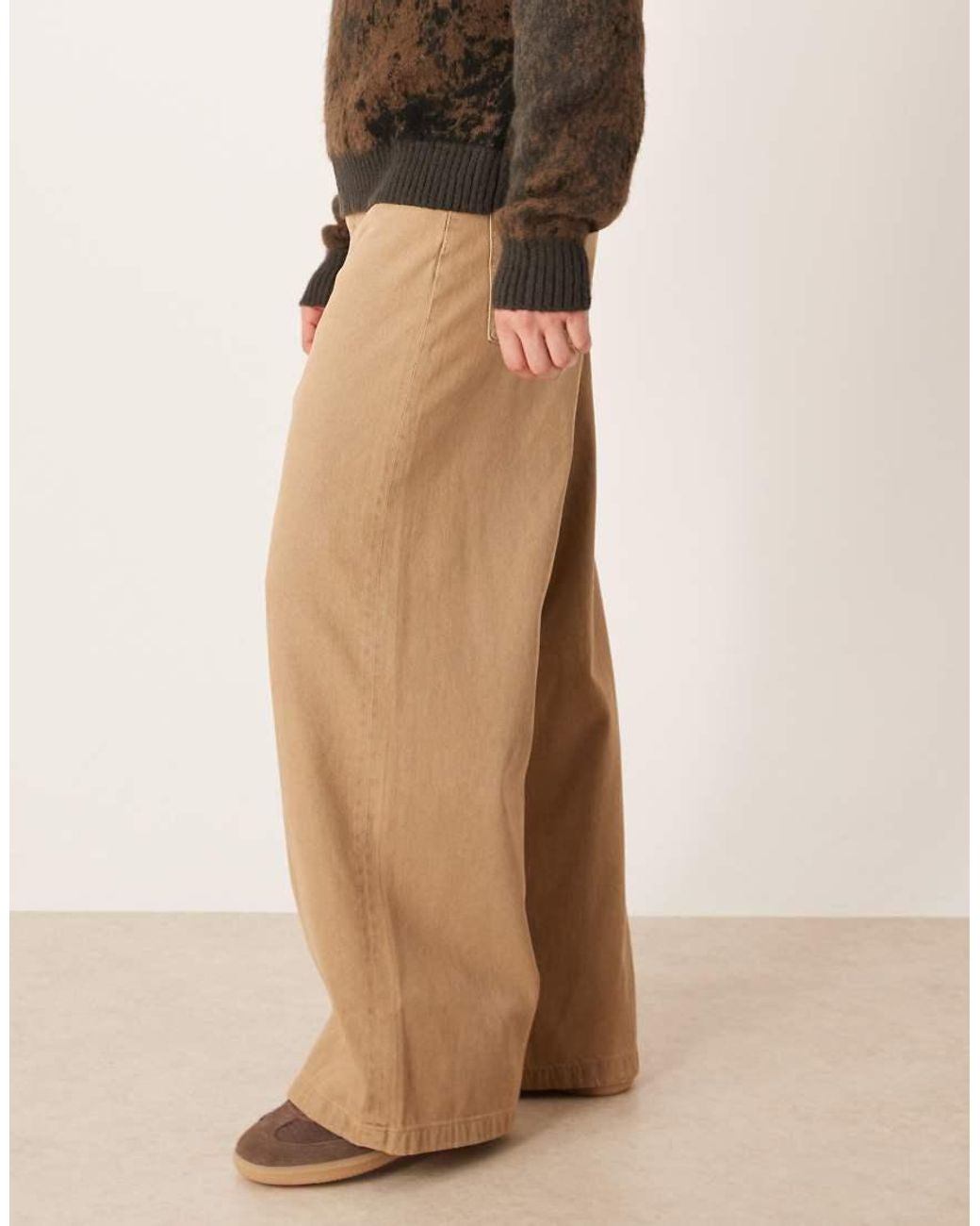 ASOS Natural Loose Jeans for men