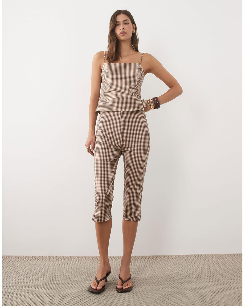 Mango Natural Farm Capri Pants