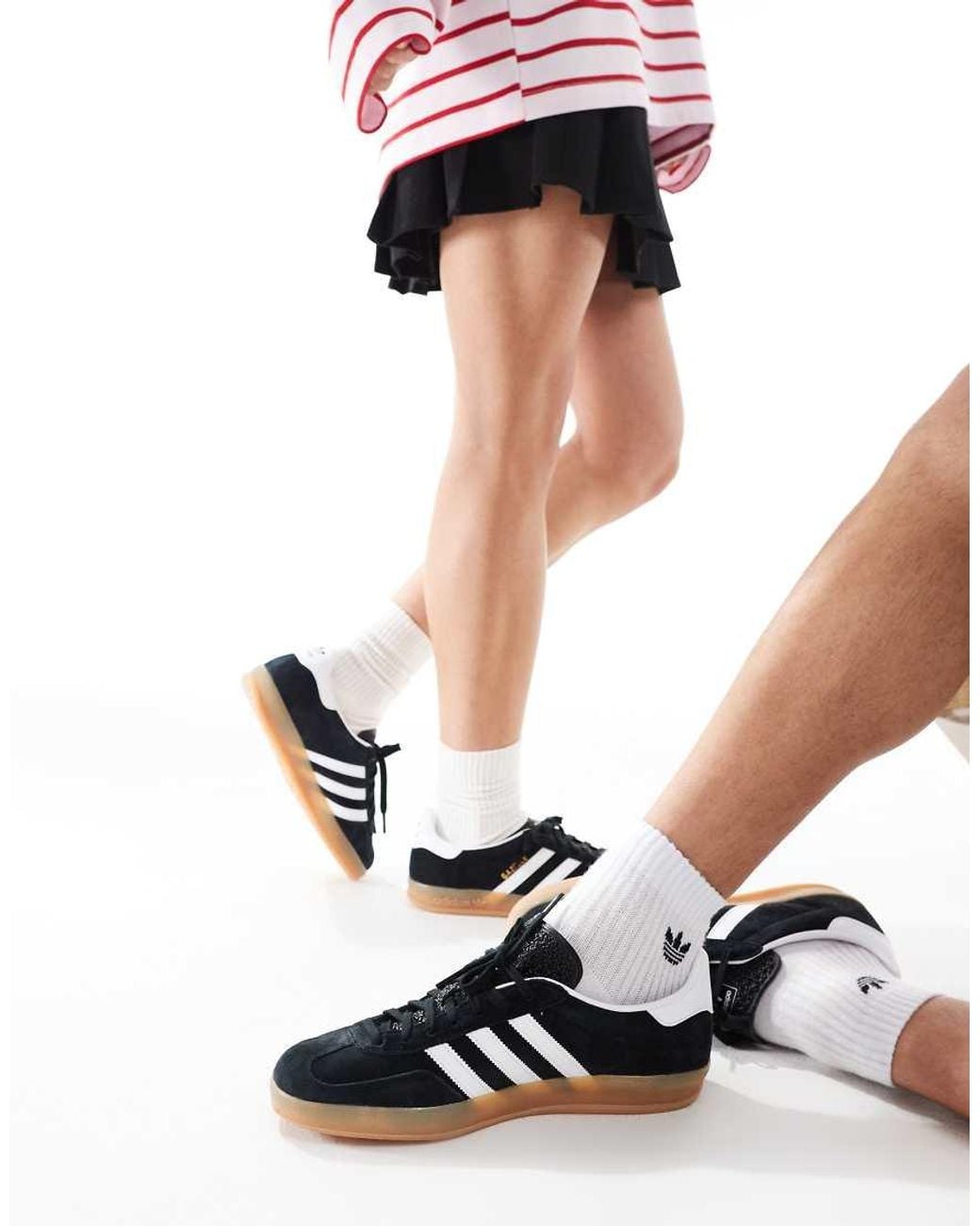 Adidas Originals Black Gazelle Indoor Trainers