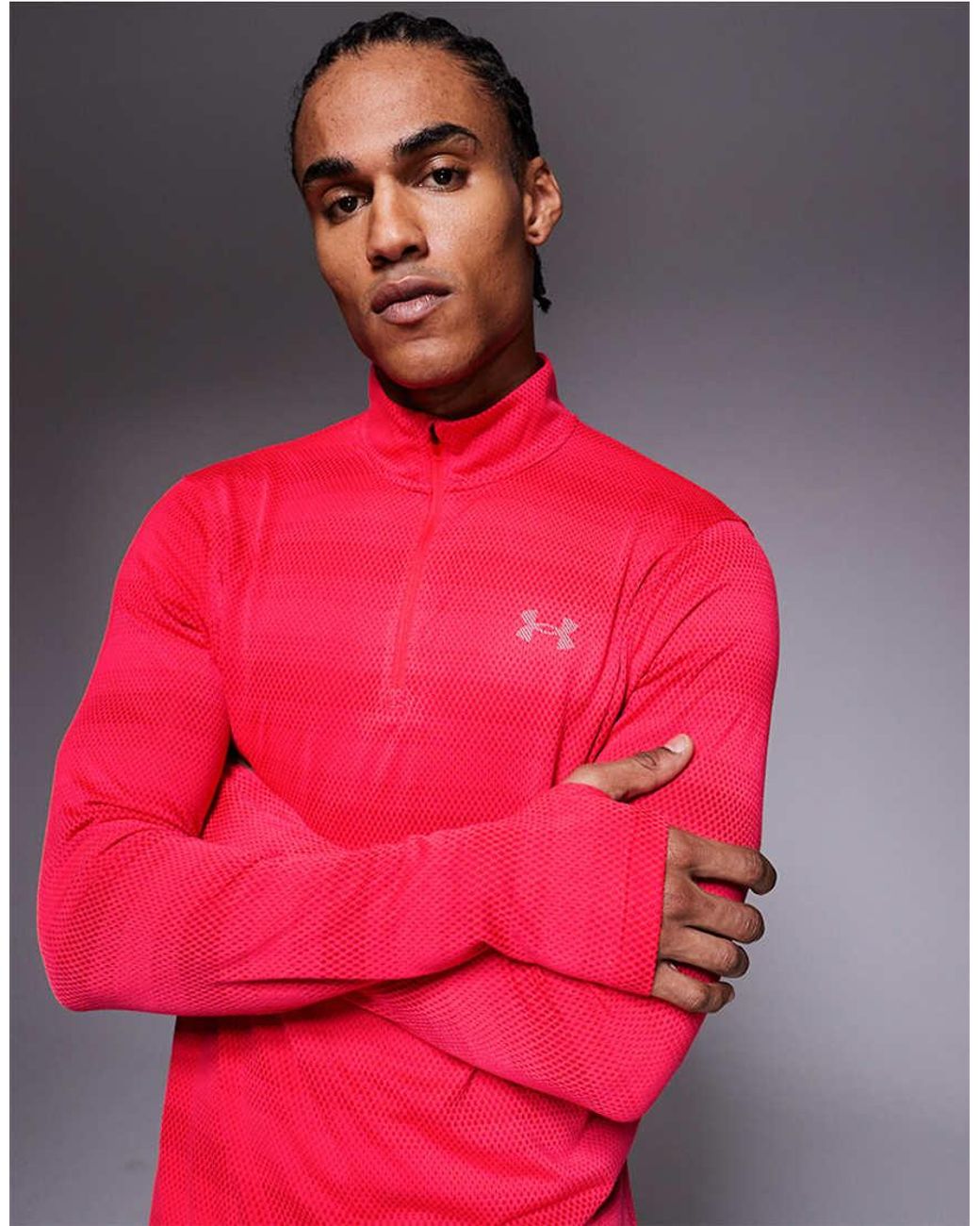 Under Armour Red Velociti 1/4 Zip Top for men