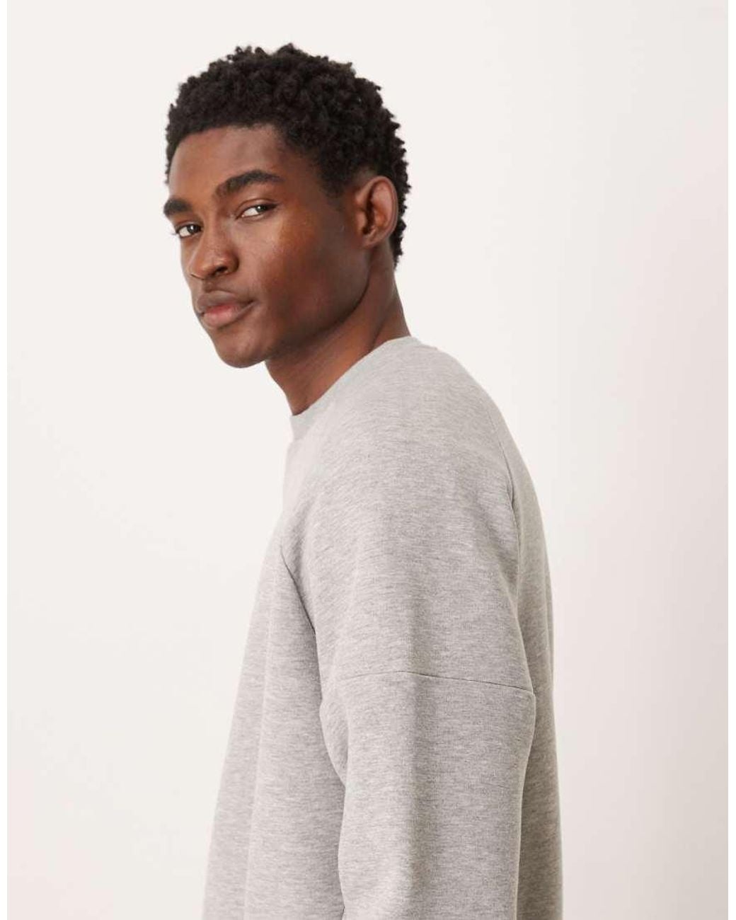 ASOS Natural Relaxed Sweatshirt for men