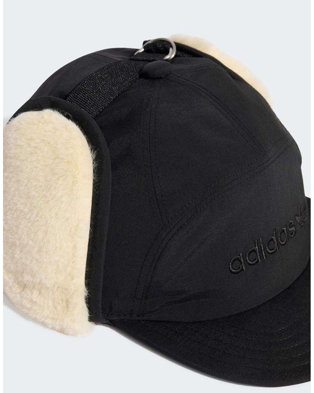 Adidas Originals Black Earflap Cap