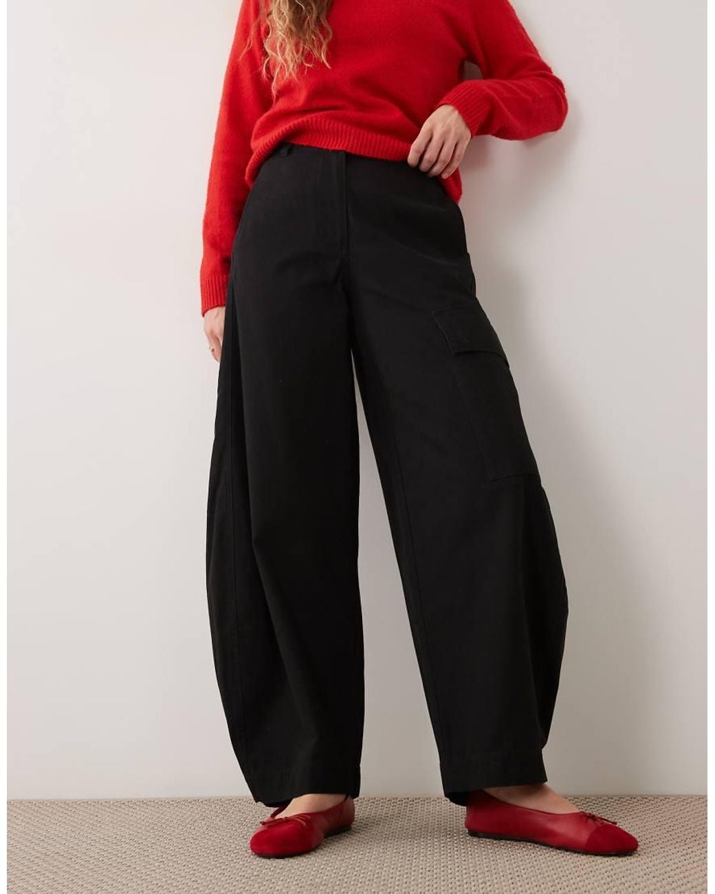 ASOS Tailored Balloon Trouser With Popper Hem