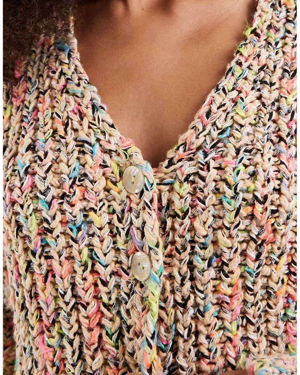 Free People Blue Flea Market Cardigan