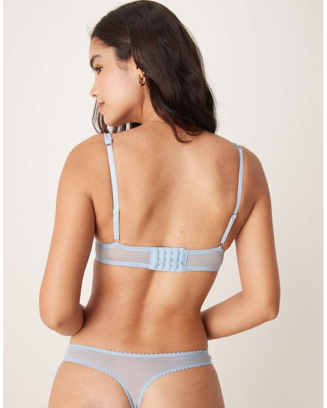 Free People Blue Broderie Pants