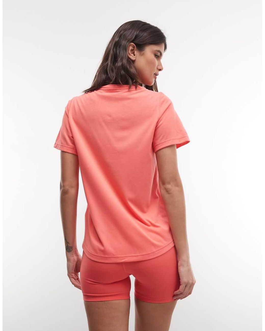 Adidas Originals Red Adidas Training Optime Essentials T-Shirt