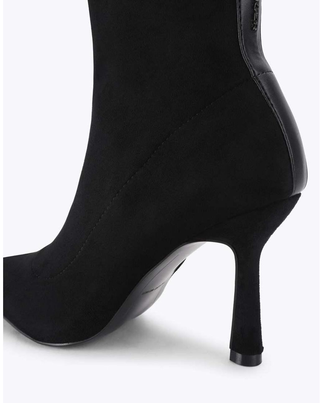KG by Kurt Geiger Black Adina Mid Ankle Boots