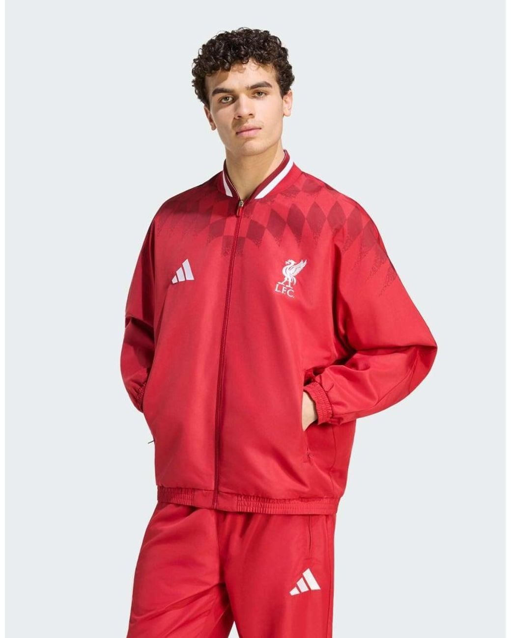 Adidas Originals Red Liverpool Fc Stadium Track Top for men