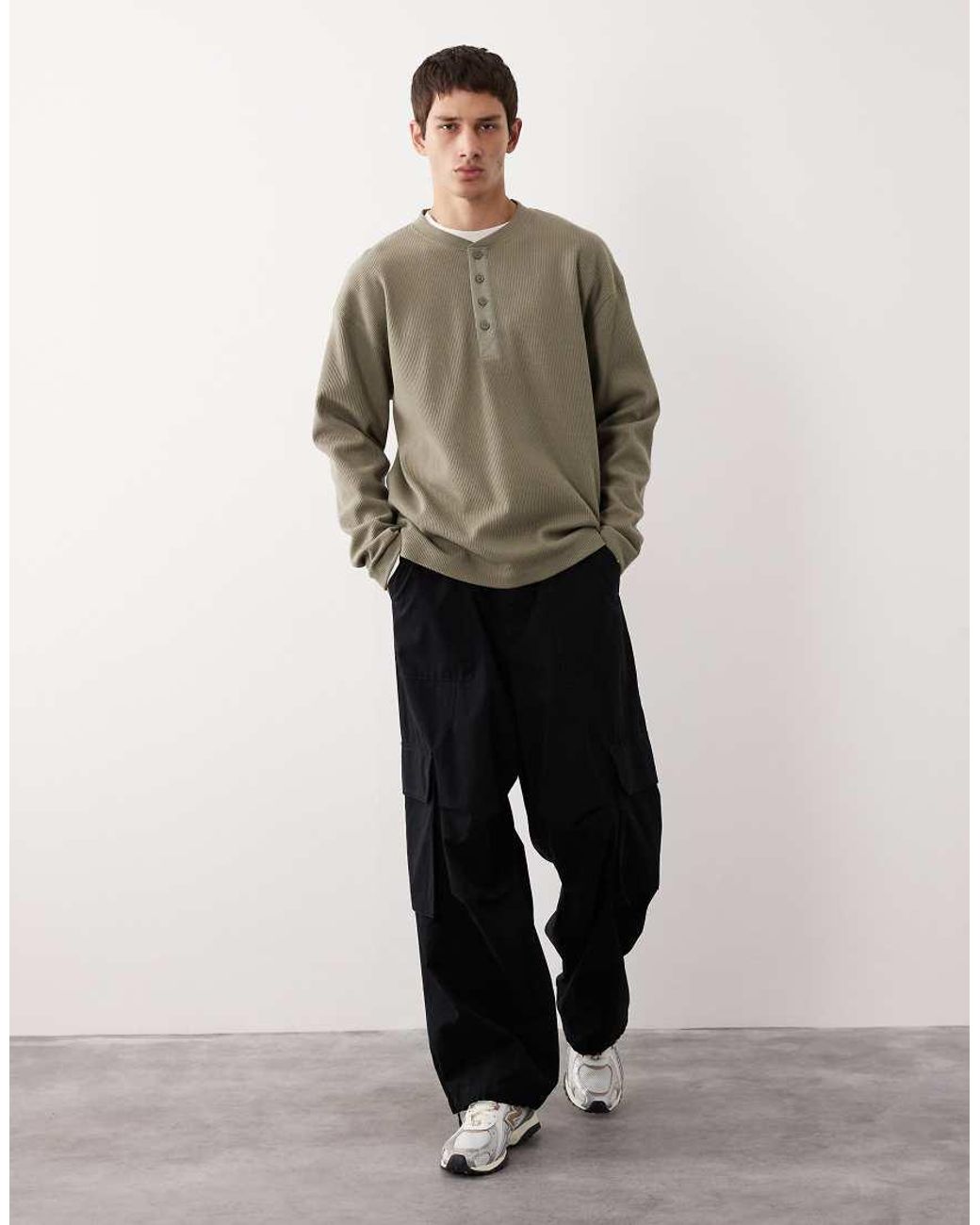 ASOS COLLECTIVE Ac-T-253 in het Natural voor heren