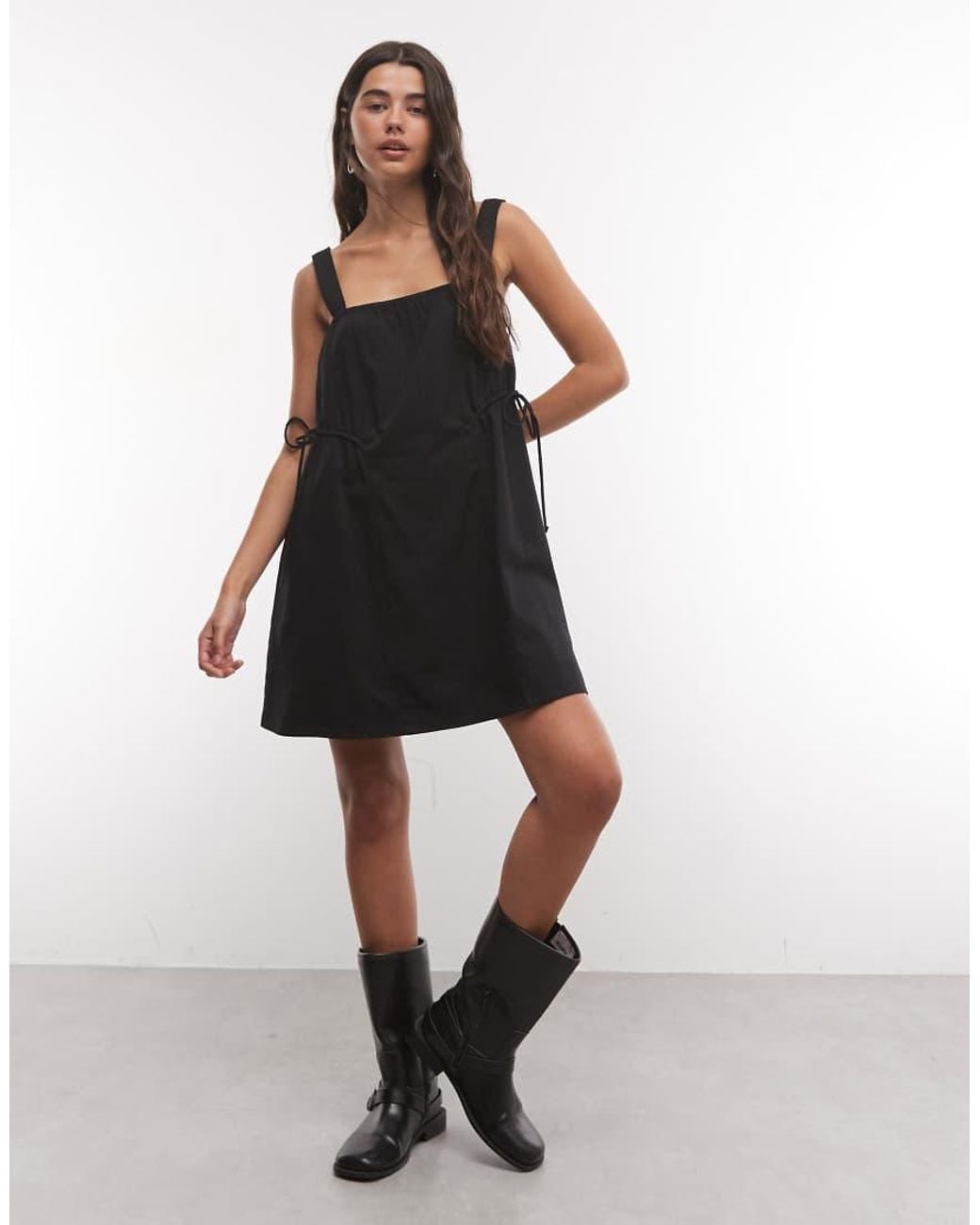 Collusion White Channel Detail Mini Dress