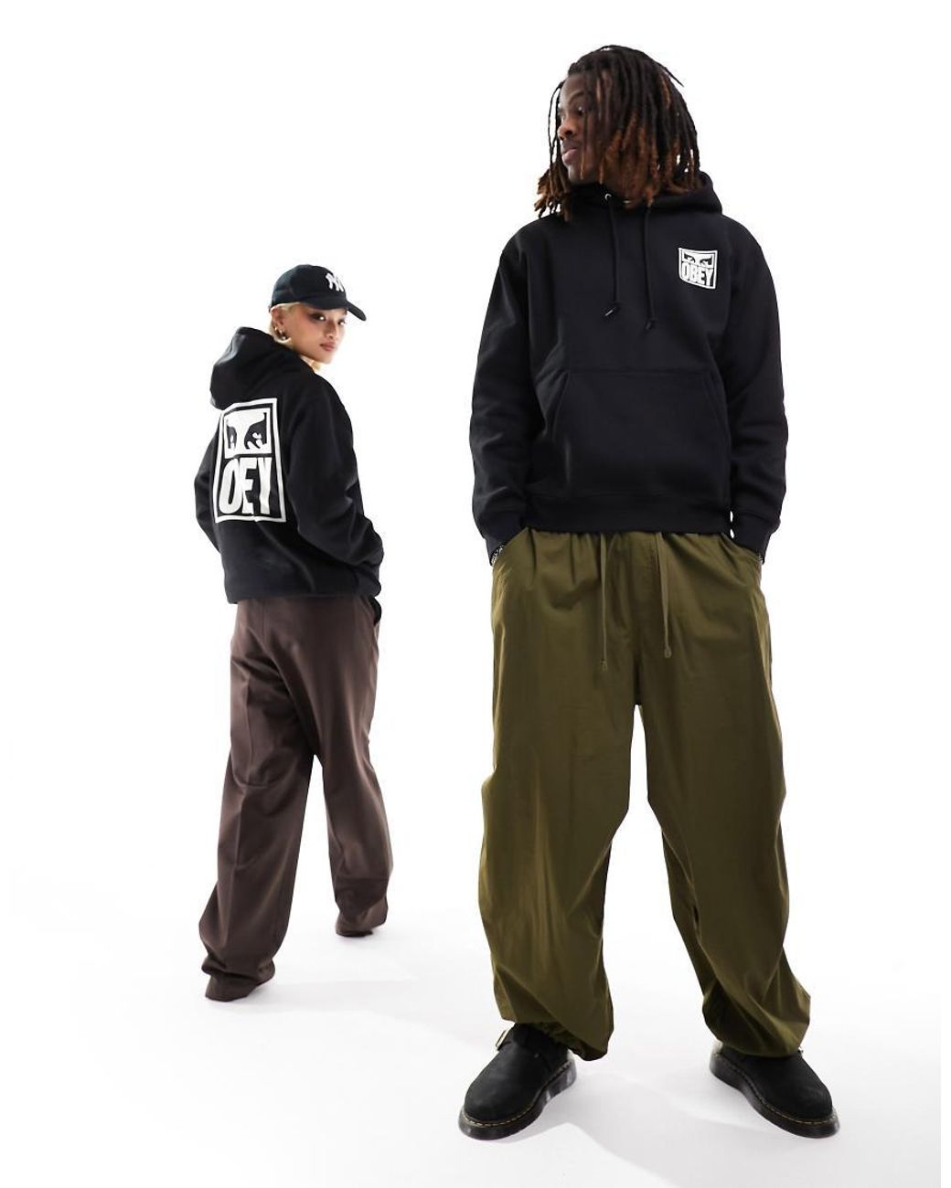 Obey Black Icon Eyes 2 Unisex Hoodie