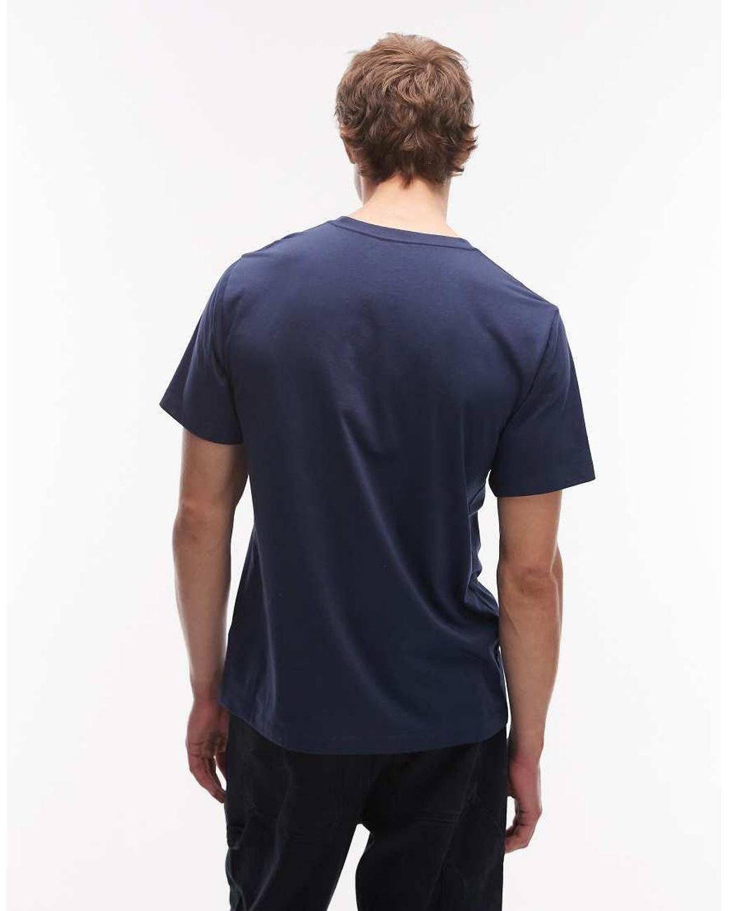 The North Face Blue Evolution Simple Dome Logo T-Shirt for men