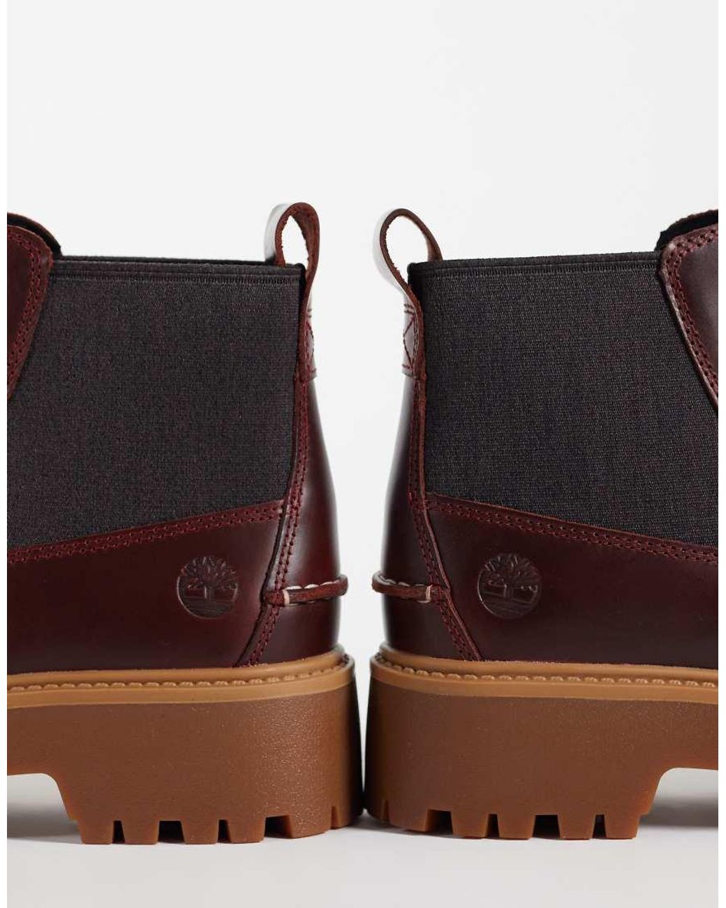 Timberland Brown Stone Street Mid Chelsea Boots