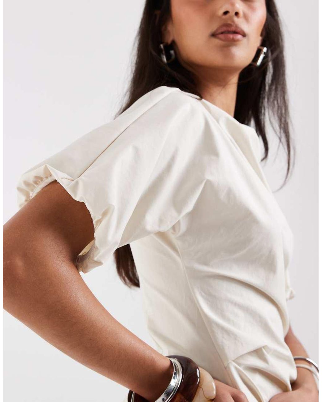BRONZE SNAKE White Margarita Mini Dress