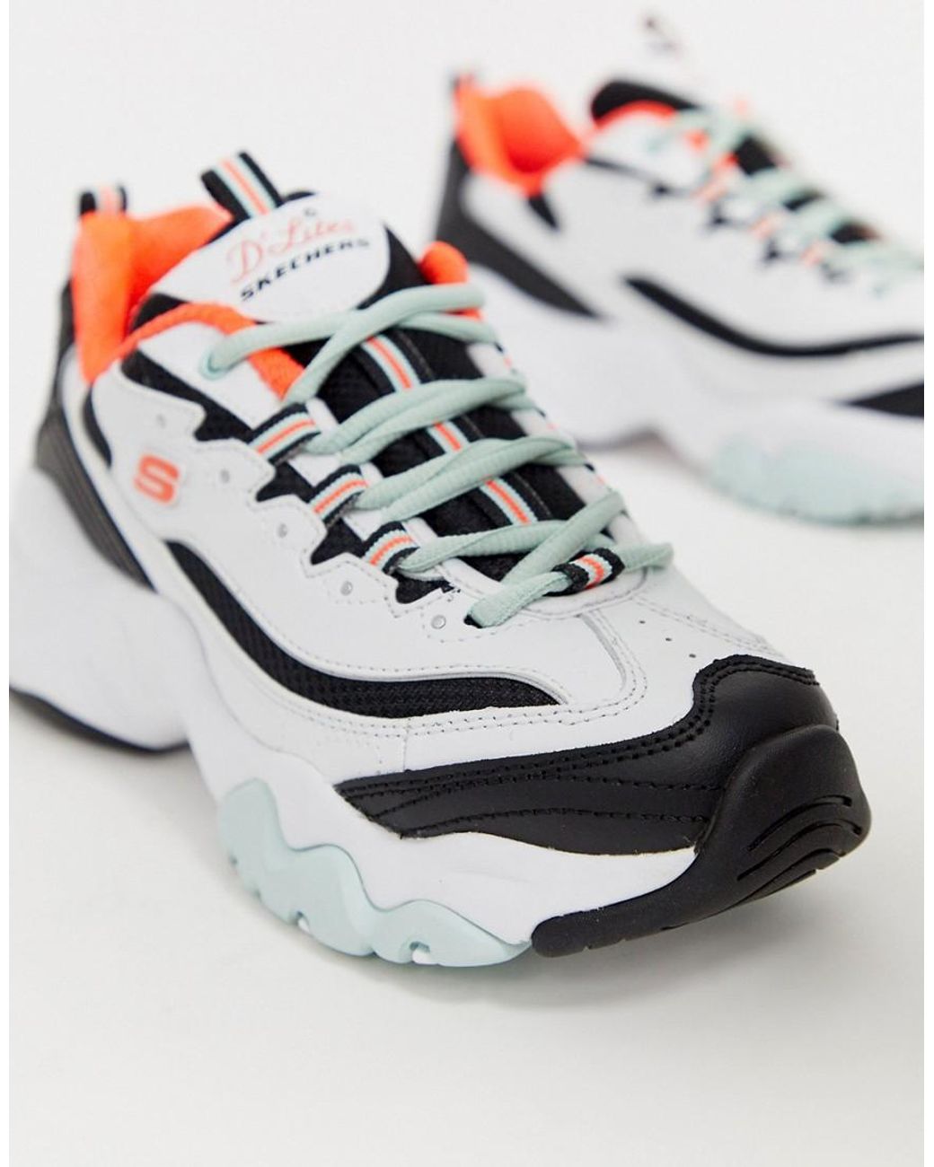 skechers burst tr hombre blanco