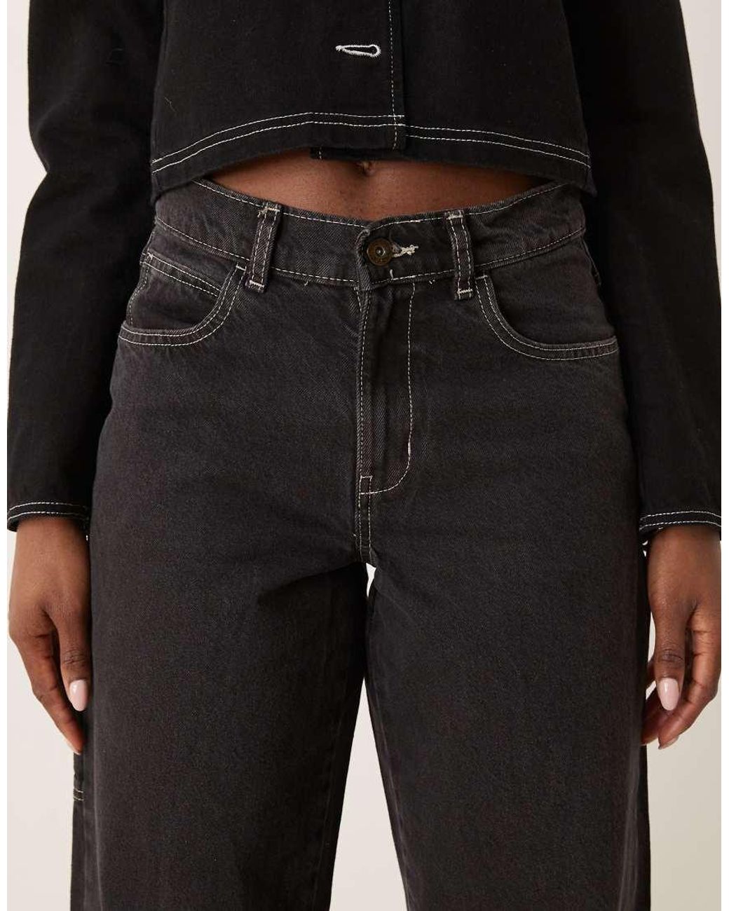 Dickies Black Herndon Loose Fit Denim Jeans