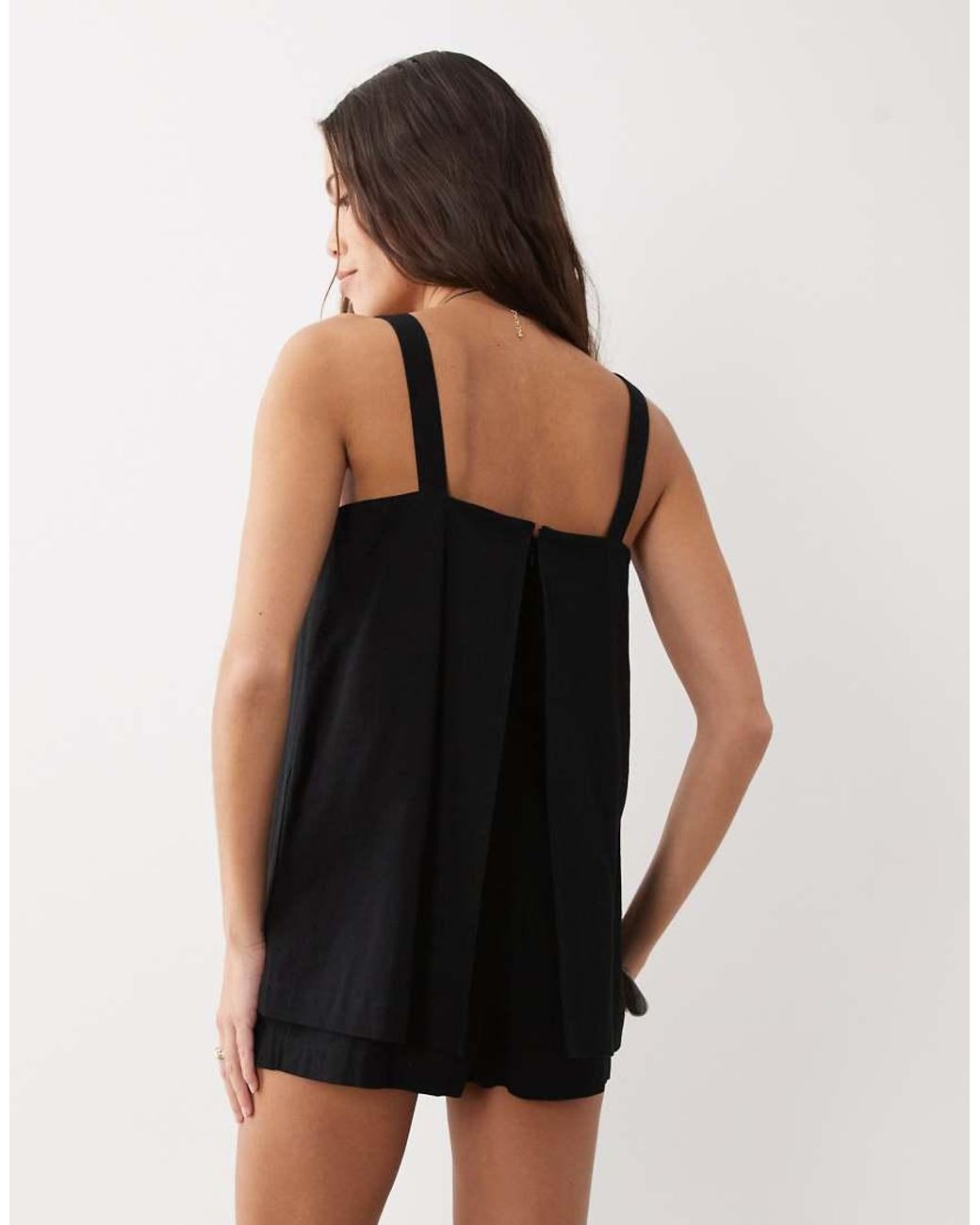 ASOS Black Short Cami Romper