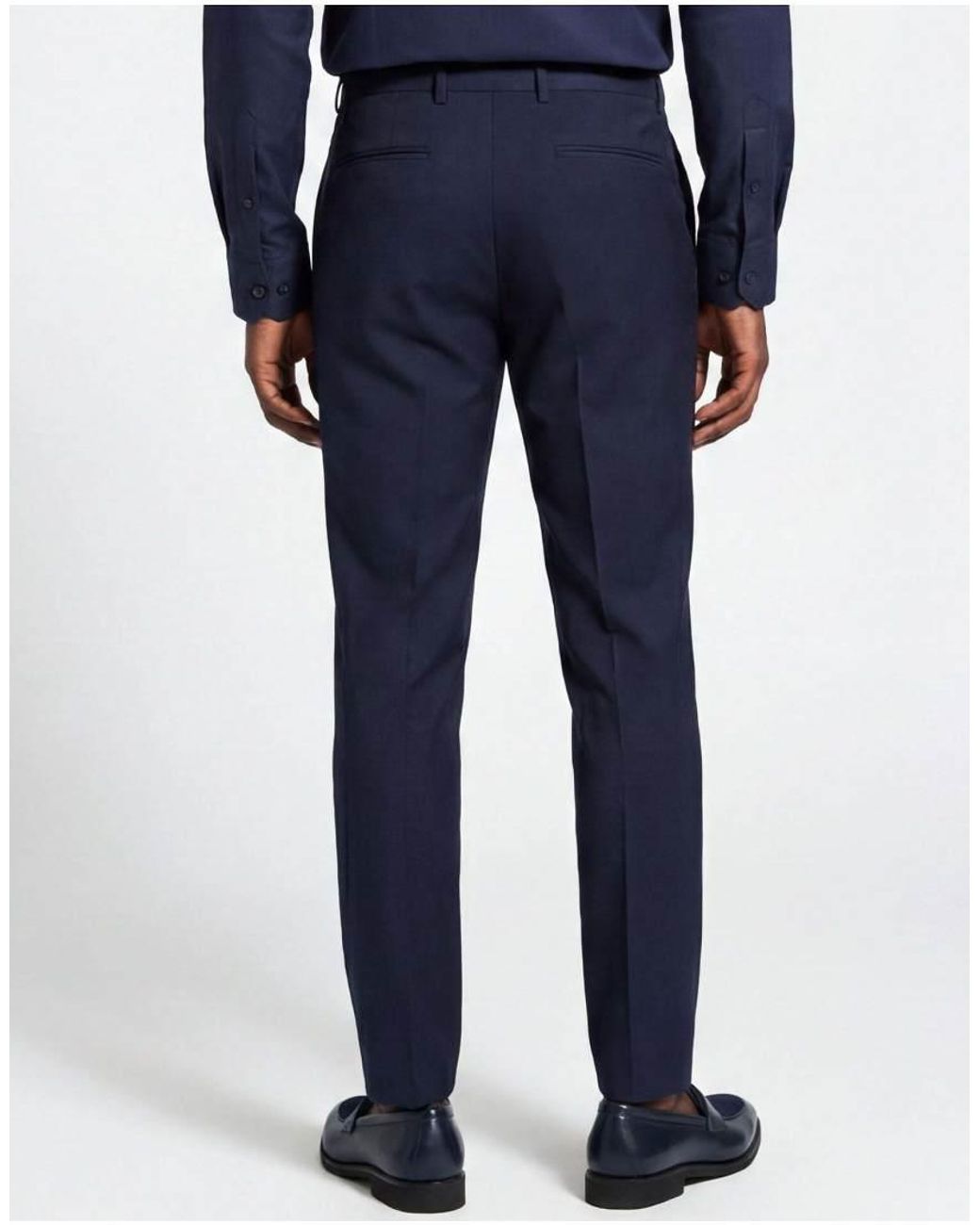 Harry Brown Blue Alex Suit Trousers for men