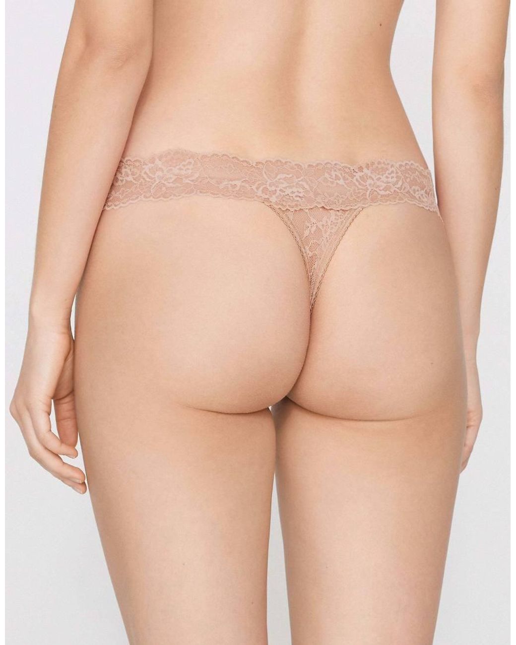 Tezenis Natural High-Cut Lace G-String