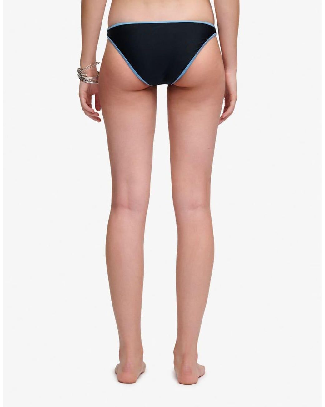 Superdry Blue Contrast Bralette Bikini Top