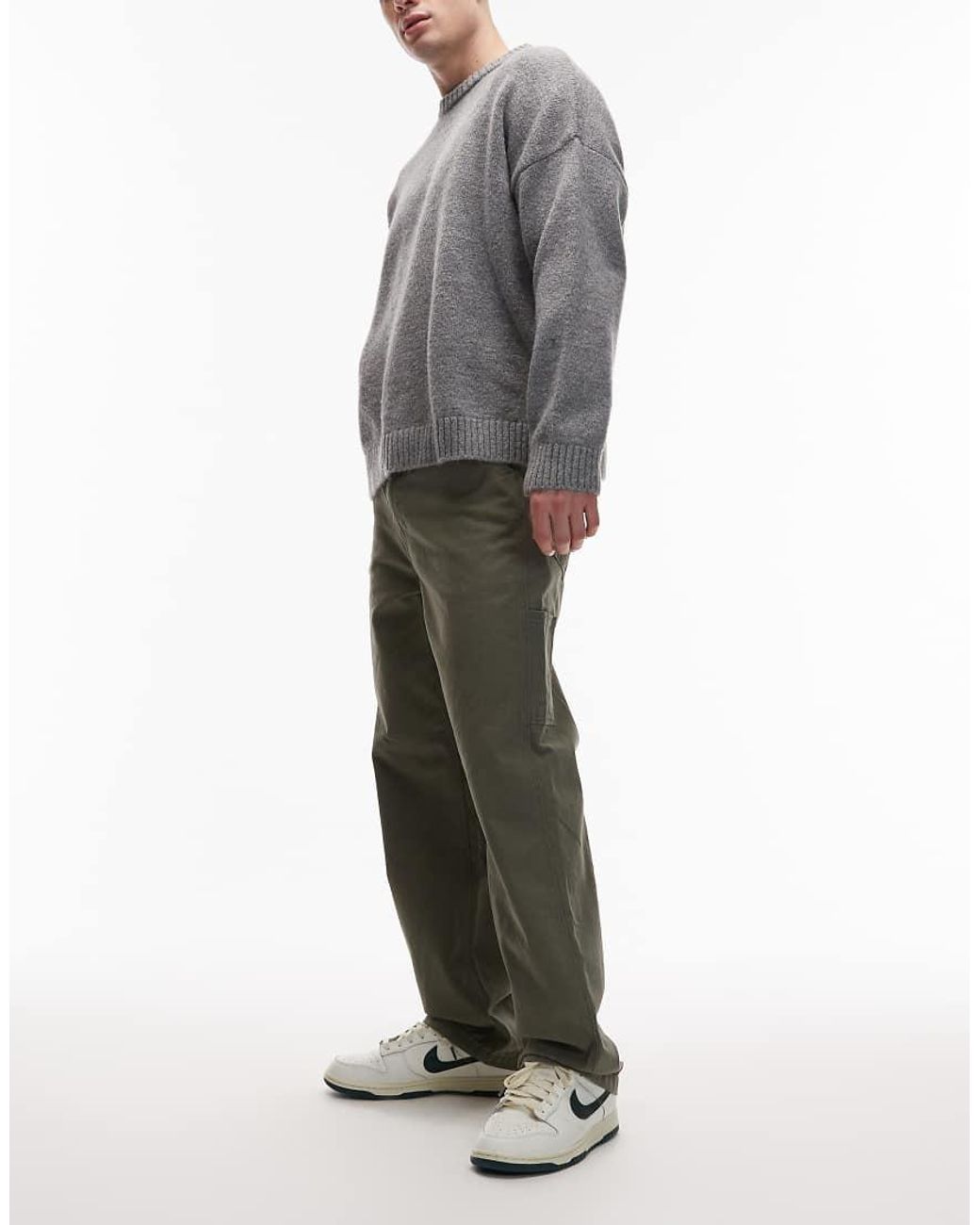 Levi's Gray Workwear 568 Loose Carpenter Trousers for men