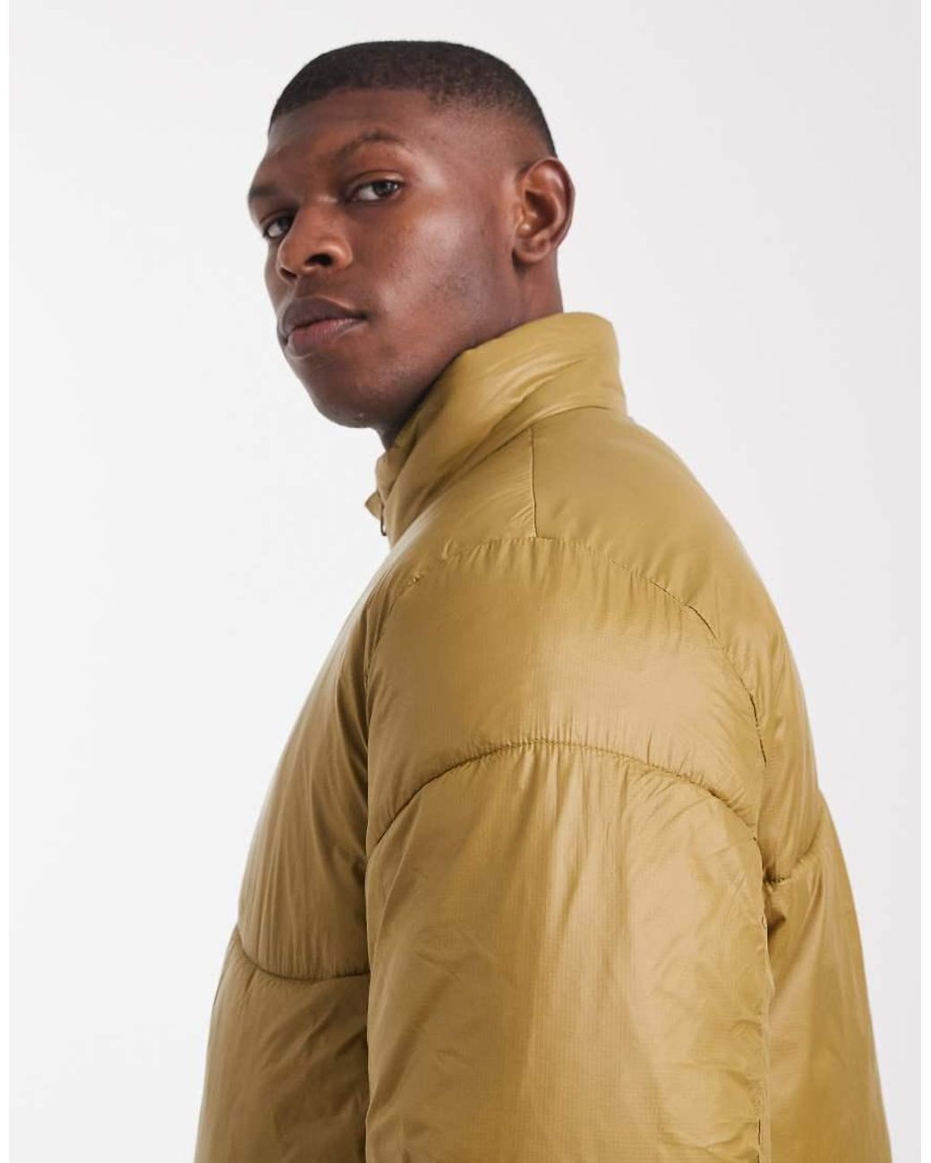 ASOS Natural Puffer Jacket for men