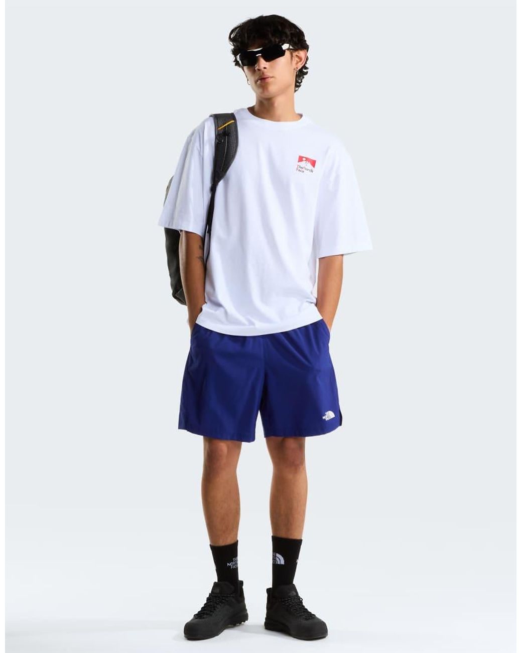 The North Face White M The Right Side Oversized Ss Tee for men