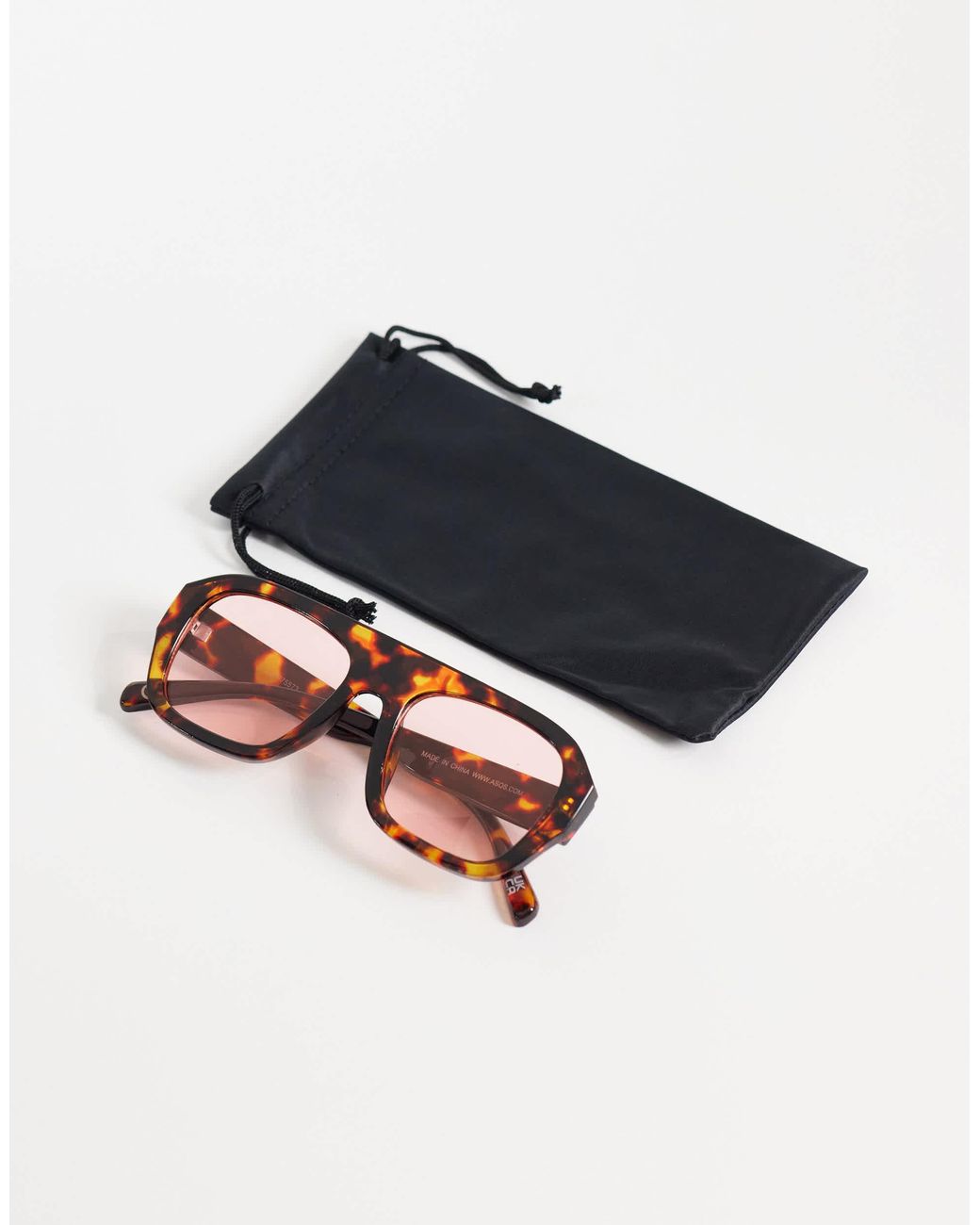 Lunettes ASOS en coloris Pink