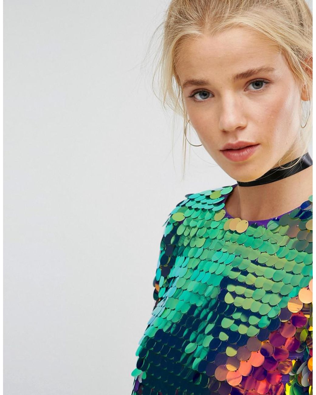 Big sequin best sale top