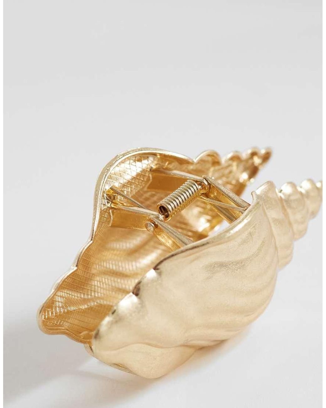 ASOS Natural Hair Claw Clip With Conch Shell Design