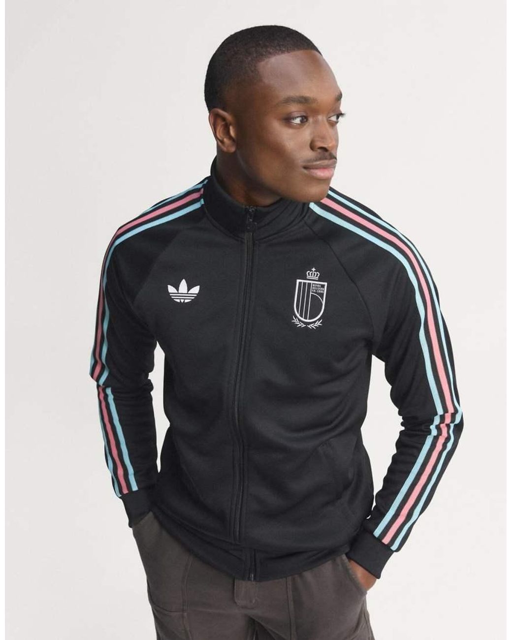 Adidas Originals Blue Belgium Originals Track Top for men