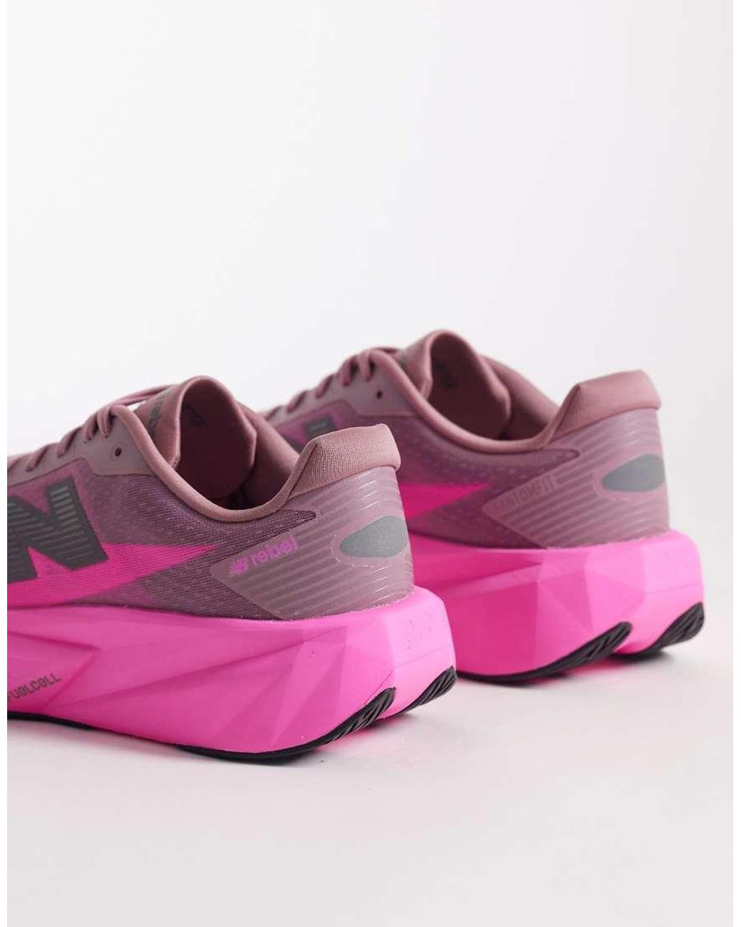New Balance Pink Fuelcell Rebel V5 Running Trainers for men