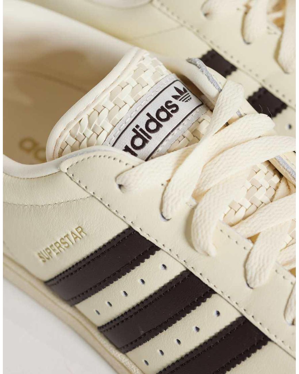 Adidas Originals Natural Superstar Lo Pro Trainers