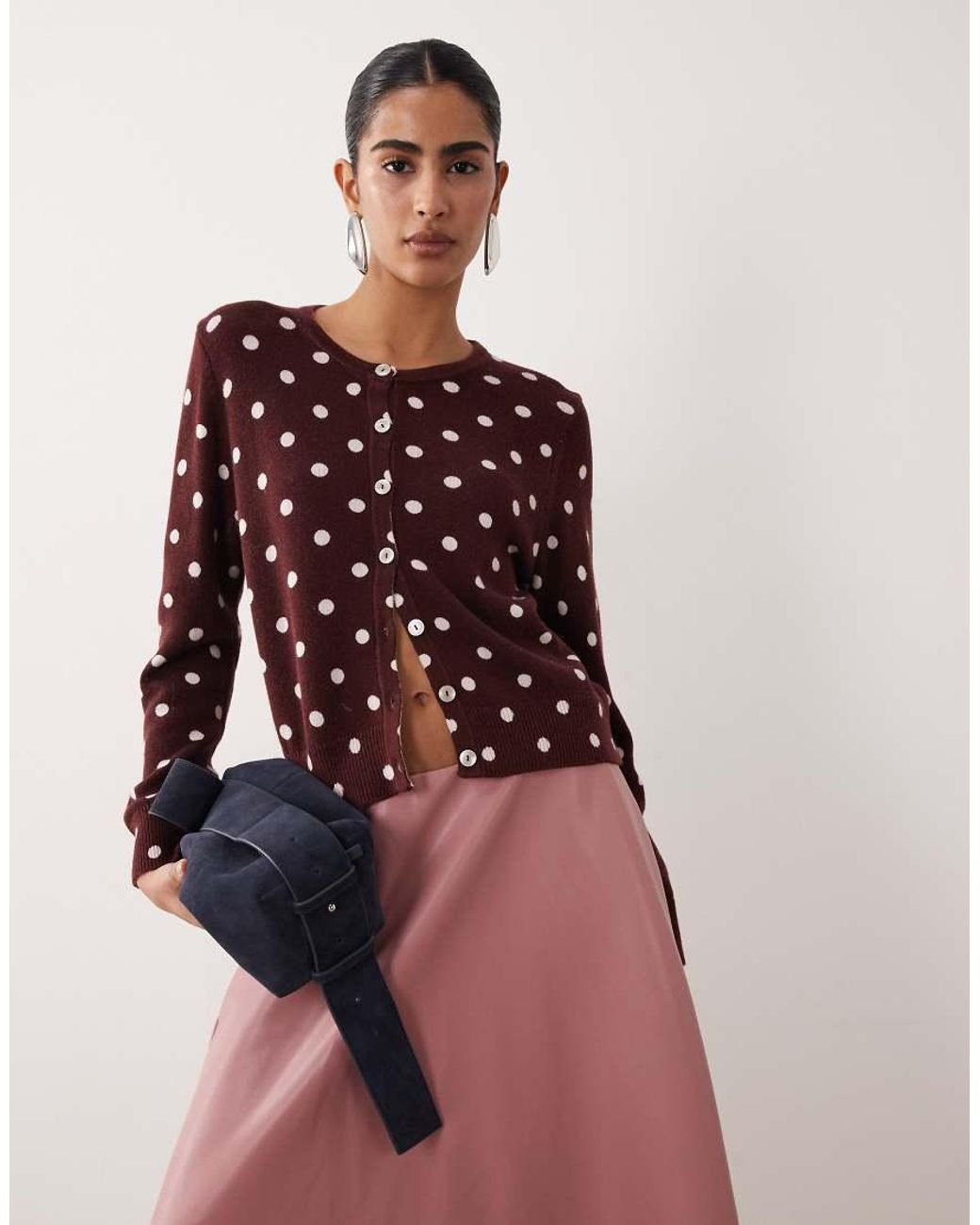 Nobody's Child Red Willow Cardigan With Wool