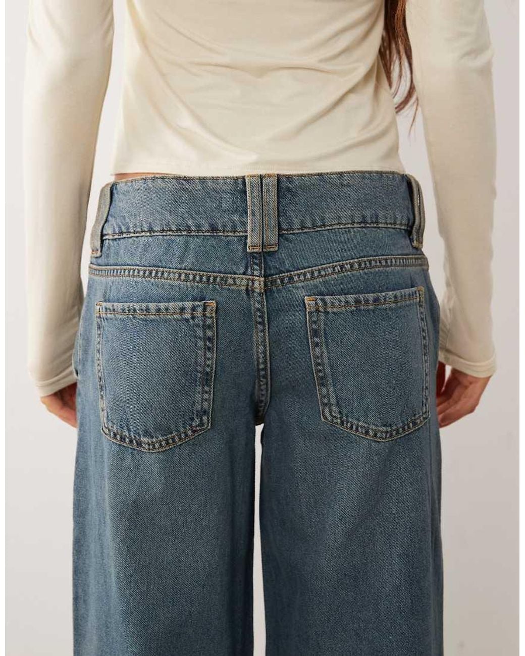 Mango Blue Teen Turn Up Jean
