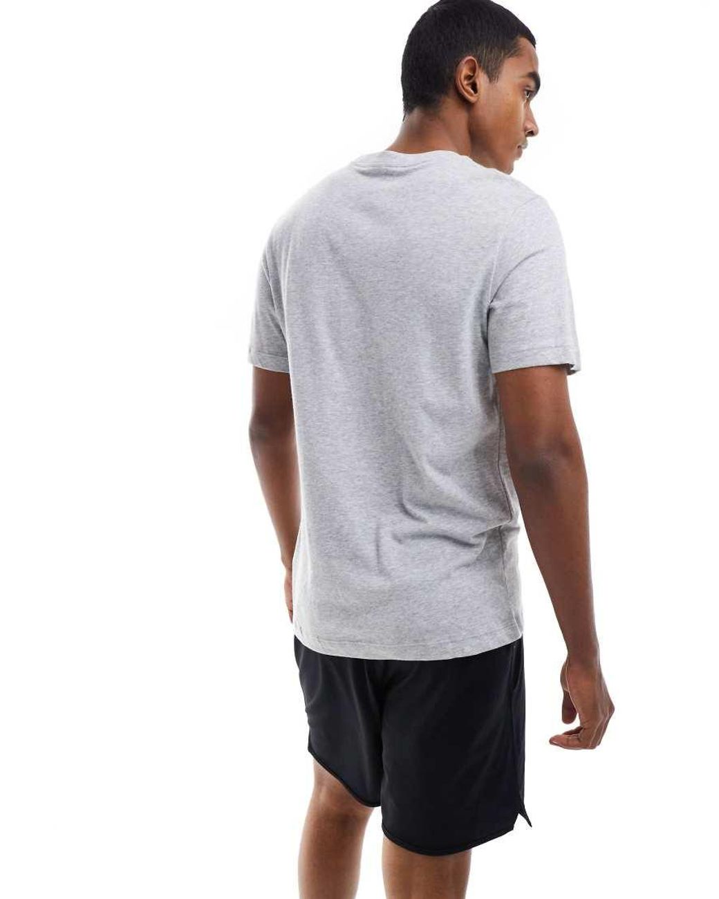 Nike Black Dry Tee Dri-fit Cotton Crew Solid for men