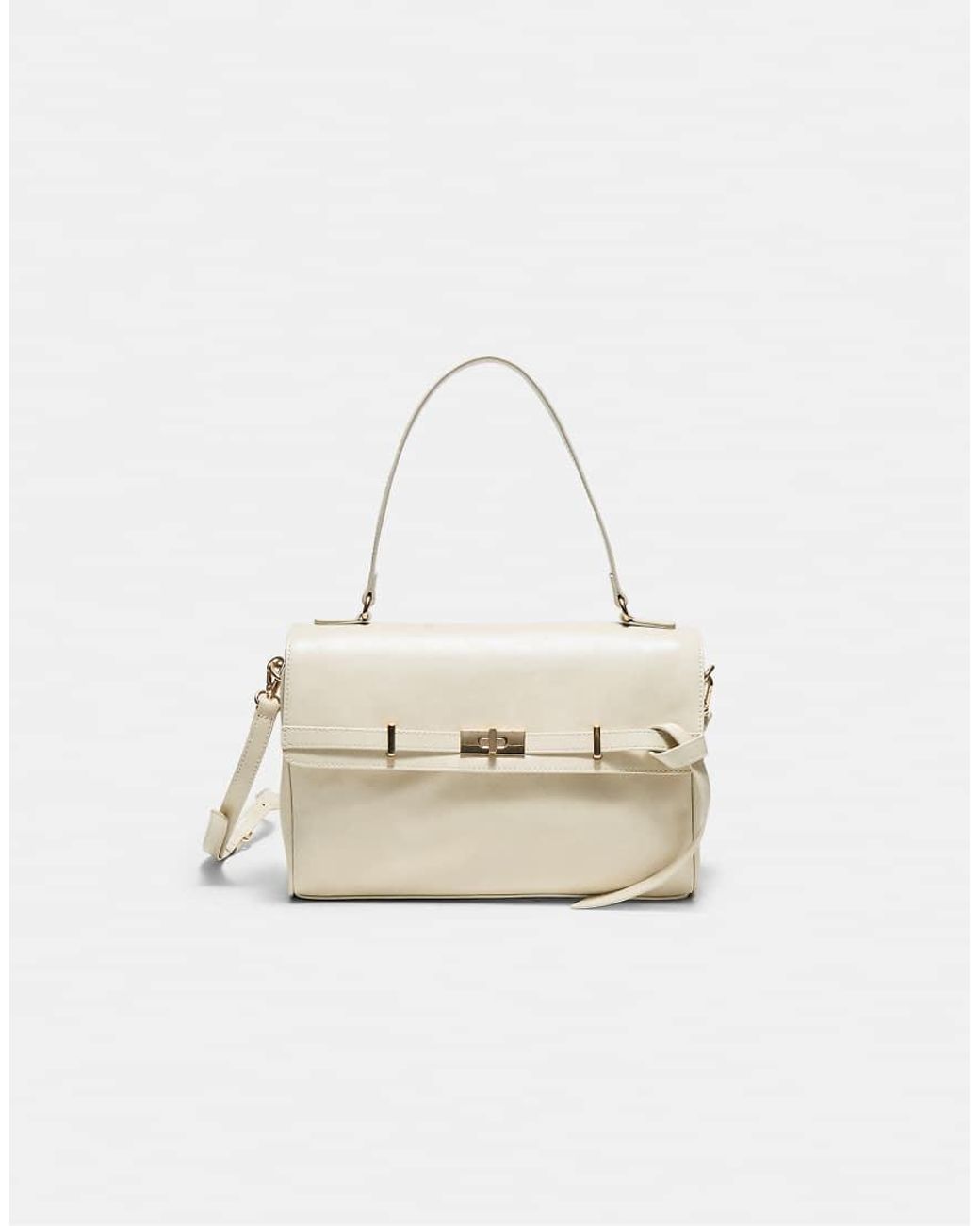 Stradivarius Natural Medium Belt Crossbody Bag
