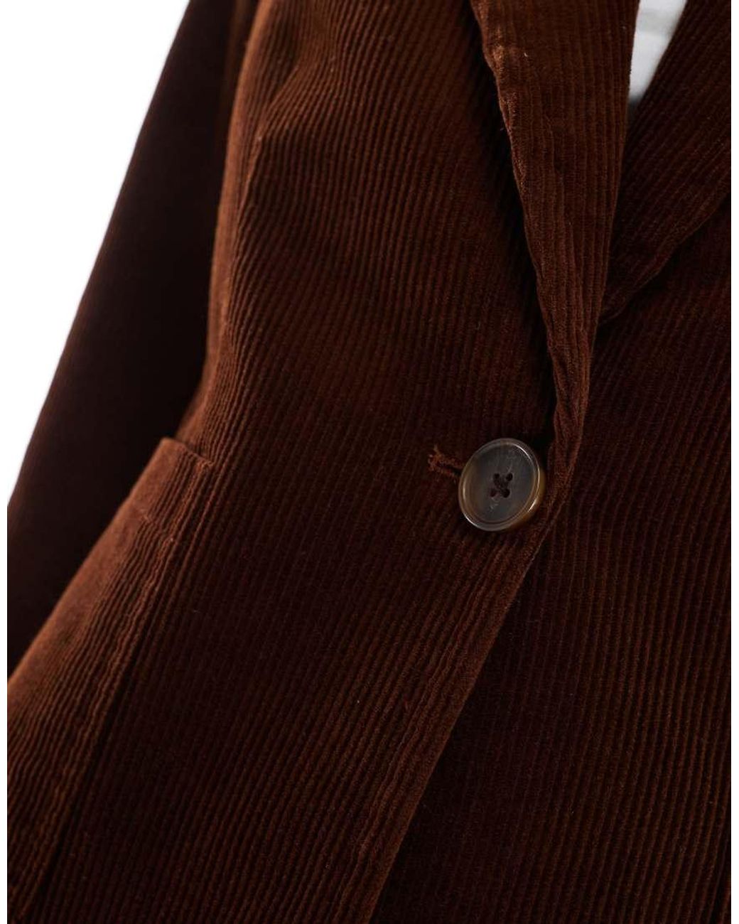 New Look Brown Co-ord Cord Blazer