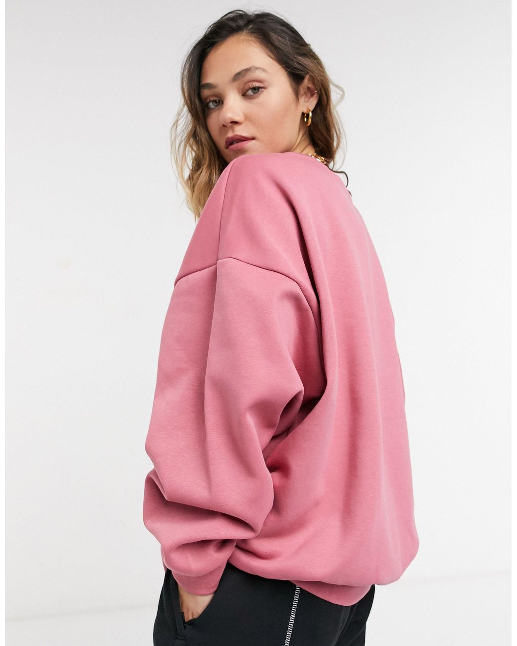 adidas Originals – "cosy comfort" – oversize-sweatshirt in Pink | Lyst DE