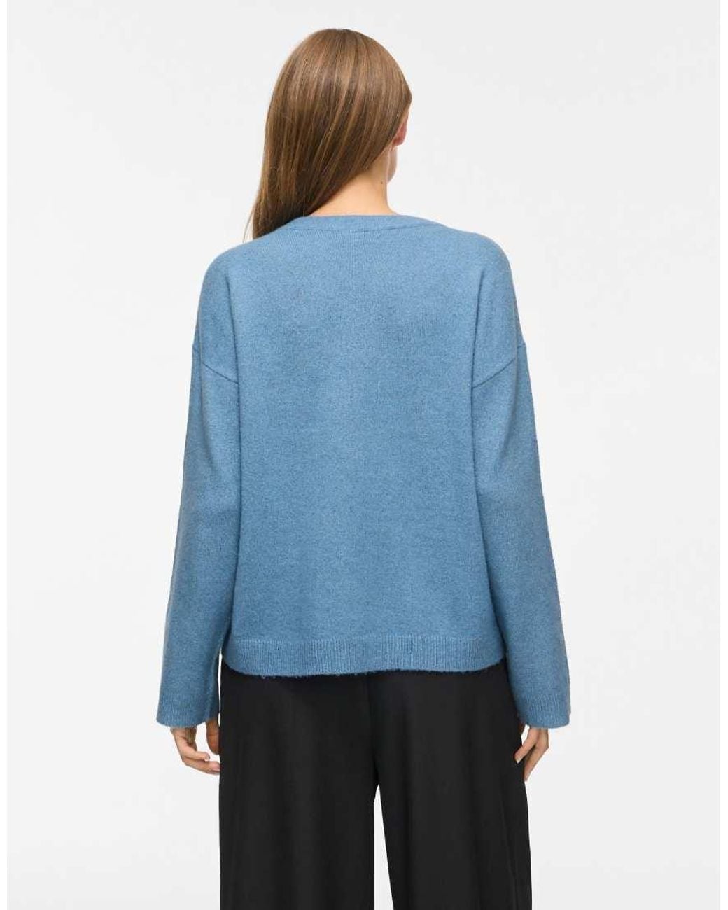 Vila Blue Knitted Pullover