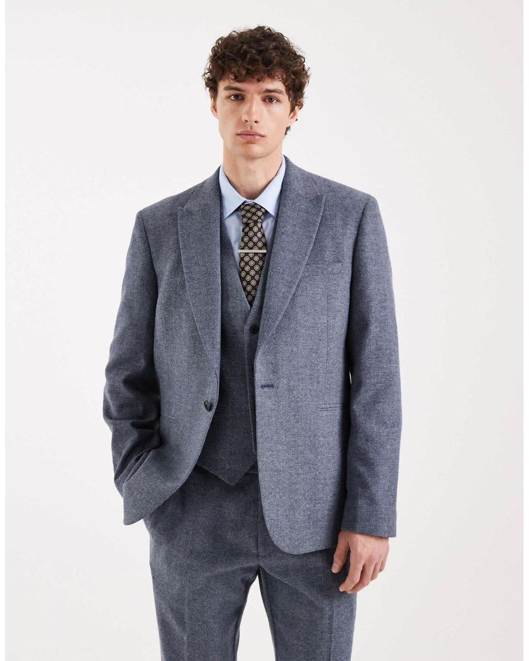 Veste ASOS pour homme en coloris Blue