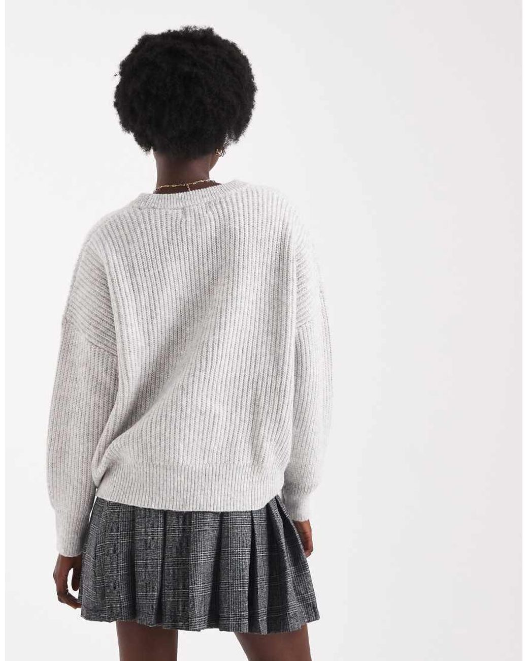 Brave Soul White Crew Neck Jumper