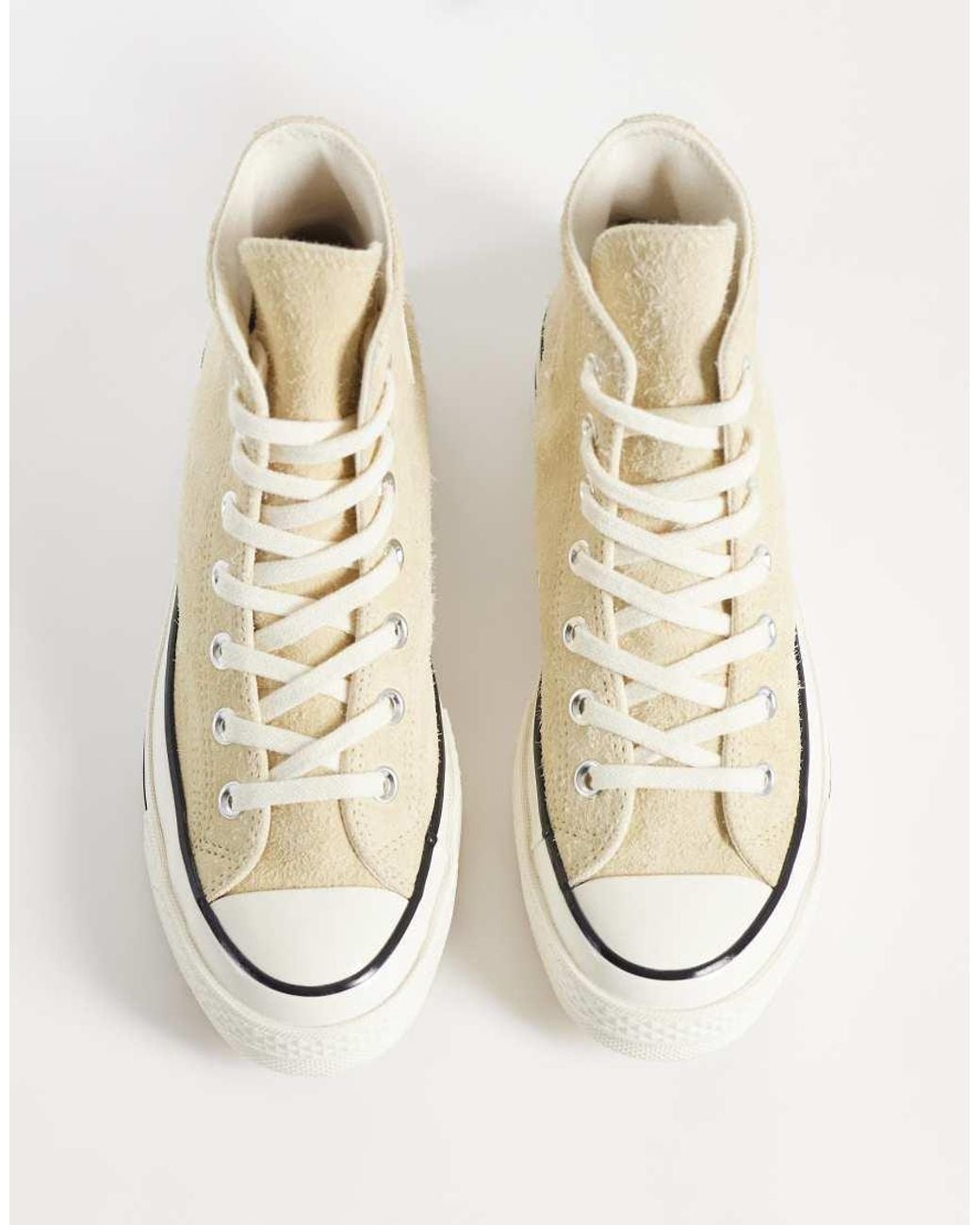 Converse Natural Chuck 70 Hi Suede Trainers
